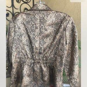 Joan Rivers gold and black jacket  size s